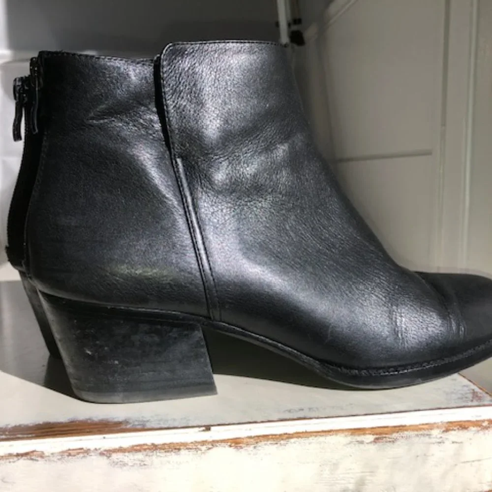Antonio Melani Bootie Black Leather - Picture 2 of 11
